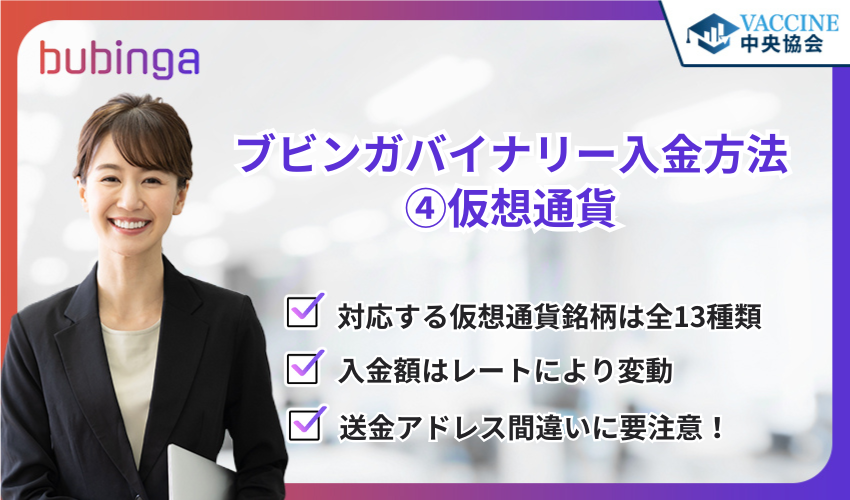 ブビンガバイナリー入金方法③P2Pバンキング